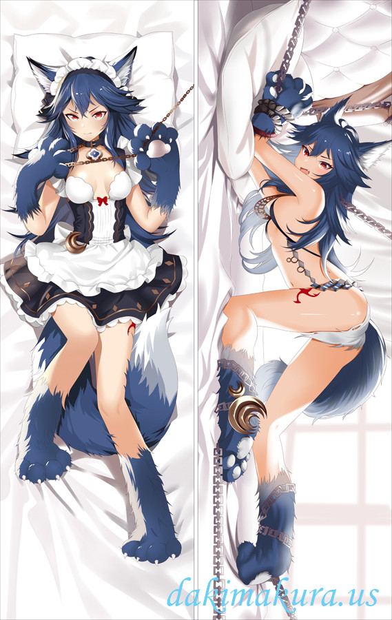 Granblue Fantasy Magic Wolf Fenrir Dakimakura 3d japanese anime body pillowcase